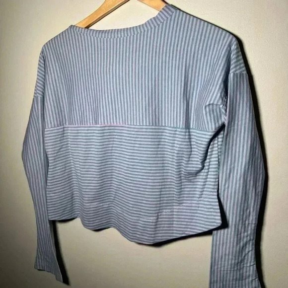 NWOT FREE PEOPLE SEEING STRIPES OVERSIZED HENLEY XS - Picture 7 of 7